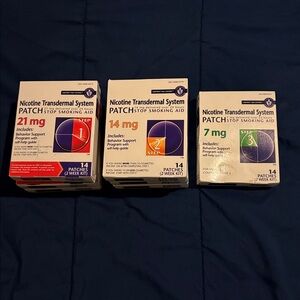 HABITROL Nicotine Transdermal Patches 3 Boxes 14-Day Step 1; Step 2; 1 Bx Step 3